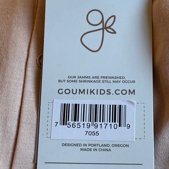 Goumi Jamms Organic Cotton Sleep Sack Pink Rose 0-3 months NWT - Picture 7 of 8